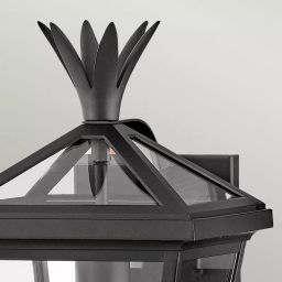 Elstead Lighting Palma kinkiet zewnętrzny 1x60 W czarny HK-PALMA-S-BK