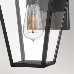 Elstead Lighting Palma kinkiet zewnętrzny 1x60 W czarny HK-PALMA-S-BK