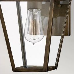 Elstead Lighting Palma kinkiet zewnętrzny 1x60 W brązowy HK-PALMA-S-BU