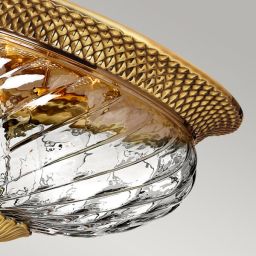 Elstead Lighting Plantation plafon 3x60 W oksydowany mosiądz HK-PLANTATION-FL-BB