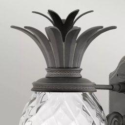 Elstead Lighting Plantation kinkiet zewnętrzny 1x40 W czarny HK-PLANTATION-M-MB
