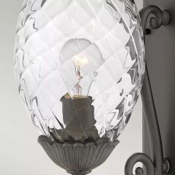 Elstead Lighting Plantation kinkiet zewnętrzny 1x40 W czarny HK-PLANTATION-M-MB