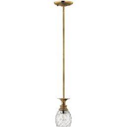 Elstead Lighting Plantation lampa wisząca 1x60 W oksydowany mosiądz HK-PLANTATION-MP-BB