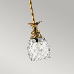 Elstead Lighting Plantation lampa wisząca 1x60 W oksydowany mosiądz HK-PLANTATION-MP-BB