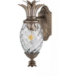 Elstead Lighting Plantation kinkiet zewnętrzny 1x40 W brązowy HK-PLANTATION-S-BU