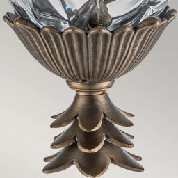 Elstead Lighting Plantation kinkiet zewnętrzny 1x40 W brązowy HK-PLANTATION-S-BU