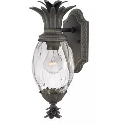 Elstead Lighting Plantation kinkiet zewnętrzny 1x40 W czarny HK-PLANTATION-S-MB
