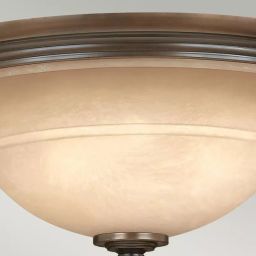 Elstead Lighting Plymouth plafon 3x60 W brązowy HK-PLYMOUTH-F