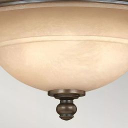 Elstead Lighting Plymouth plafon 3x60 W brązowy HK-PLYMOUTH-F