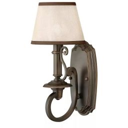 Elstead Lighting Plymouth kinkiet 1x40 W brązowy HK-PLYMOUTH1