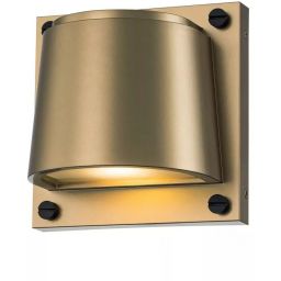 Elstead Lighting Scout kinkiet zewnętrzny 1x8 W mosiądz HK-SCOUT-PHB