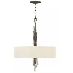 Elstead Lighting Spyre lampa wisząca 6x60 W brązowa HK-SPYRE6P-MMB