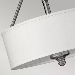 Elstead Lighting Sussex lampa podsufitowa 3x60 W nikiel HK-SUSSEX-SF