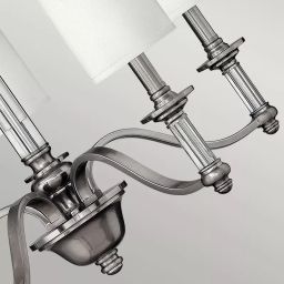 Elstead Lighting Sussex lampa wisząca 5x40 W nikiel HK-SUSSEX5