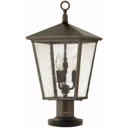 Elstead Lighting Trellis lampa stojąca zewnętrzna 3x60 W brązowa HK-TRELLIS3-L