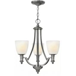 Elstead Lighting Truman lampa wisząca 3x60 W nikiel HK-TRUMAN3