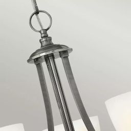 Elstead Lighting Truman lampa wisząca 3x60 W nikiel HK-TRUMAN3