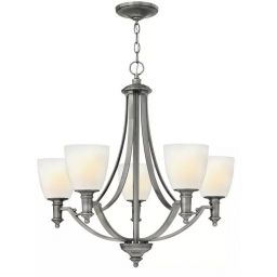 Elstead Lighting Truman lampa wisząca 5x60 W nikiel HK-TRUMAN5