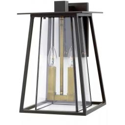 Elstead Lighting Walker kinkiet zewnętrzny 2x60 W brązowy HK-WALKER2-L