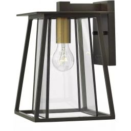 Elstead Lighting Walker kinkiet zewnętrzny 1x60 W brązowy HK-WALKER2-M