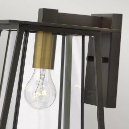Elstead Lighting Walker kinkiet zewnętrzny 1x60 W brązowy HK-WALKER2-M