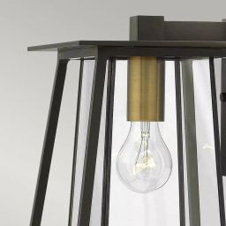 Elstead Lighting Walker kinkiet zewnętrzny 1x60 W brązowy HK-WALKER2-M