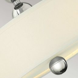 Elstead Lighting Zelda lampa podsufitowa 3x60 W nikiel polerowany HK-ZELDA-SF-PN