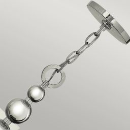 Elstead Lighting Zelda lampa wisząca 5x6 W polerowany nikiel HK-ZELDA5-PN