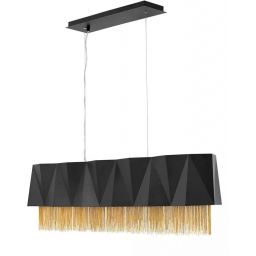 Elstead Lighting Zuma lampa wisząca 6x60 W czarna/złota HK-ZUMA-ISLE-SBG