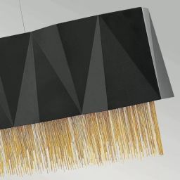 Elstead Lighting Zuma lampa wisząca 6x60 W czarna/złota HK-ZUMA-ISLE-SBG
