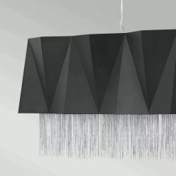 Elstead Lighting Zuma lampa wisząca 6x60 W czarna/srebrna HK-ZUMA-ISLE-SBS