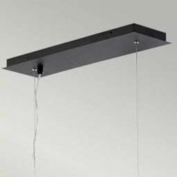 Elstead Lighting Zuma lampa wisząca 6x60 W czarna/srebrna HK-ZUMA-ISLE-SBS