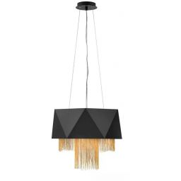 Elstead Lighting Zuma lampa wisząca 6x60 W czarna/złota HK-ZUMA6-SBG