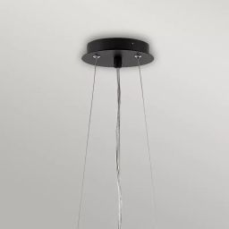 Elstead Lighting Zuma lampa wisząca 6x60 W czarna/srebrna HK-ZUMA6-SBS