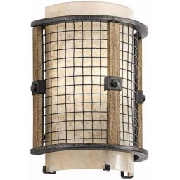 Elstead Lighting Ahrendale kinkiet 1x40 W brązowy KL-AHRENDALE1