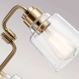 Elstead Lighting Aivian lampa wisząca 3x60 W mosiądz KL-AIVIAN3-WBR