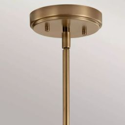 Elstead Lighting Aivian lampa wisząca 3x60 W mosiądz KL-AIVIAN3-WBR