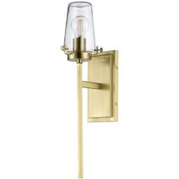 Elstead Lighting Alton kinkiet 1x40 W szczotkowany mosiądz KL-ALTON1-BATH-BB