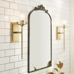 Elstead Lighting Alton kinkiet 1x40 W szczotkowany mosiądz KL-ALTON1-BATH-BB