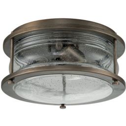 Elstead Lighting Ashland Bay plafon zewnętrzny 1x60 W oksydowany brąz KL-ASHLANDBAY-F-BU