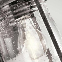 Elstead Lighting Ashland Bay kinkiet 1x60 W postarzany cynk KL-ASHLANDBAY2-S