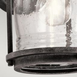 Elstead Lighting Ashland Bay kinkiet 1x60 W postarzany cynk KL-ASHLANDBAY2-S