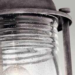 Elstead Lighting Ashland Bay lampa stojąca zewnętrzna 1x60 W postarzany cynk KL-ASHLANDBAY3-M