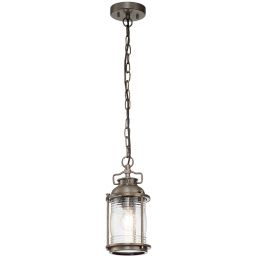 Elstead Lighting Ashland Bay lampa wisząca 1x60 W oksydowany brąz KL-ASHLANDBAY8-S-BU