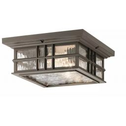 Elstead Lighting Beacon Square lampa podsufitowa zewnętrzna 2x60 W brązowa KL-BEACON-SQUARE-F-OZ