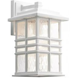 Elstead Lighting Beacon Square kinkiet zewnętrzny 1x60 W biały KL-BEACON-SQUARE-M-WHT