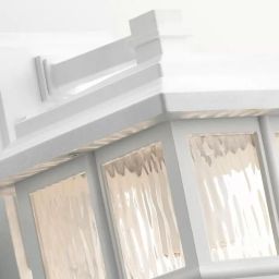 Elstead Lighting Beacon Square kinkiet zewnętrzny 1x60 W biały KL-BEACON-SQUARE-M-WHT
