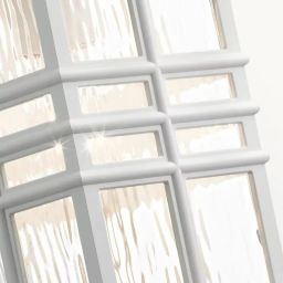 Elstead Lighting Beacon Square kinkiet zewnętrzny 1x60 W biały KL-BEACON-SQUARE-M-WHT