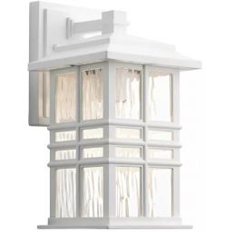 Elstead Lighting Beacon Square kinkiet zewnętrzny 1x60 W biały KL-BEACON-SQUARE-S-WHT