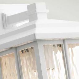 Elstead Lighting Beacon Square kinkiet zewnętrzny 1x60 W biały KL-BEACON-SQUARE-S-WHT